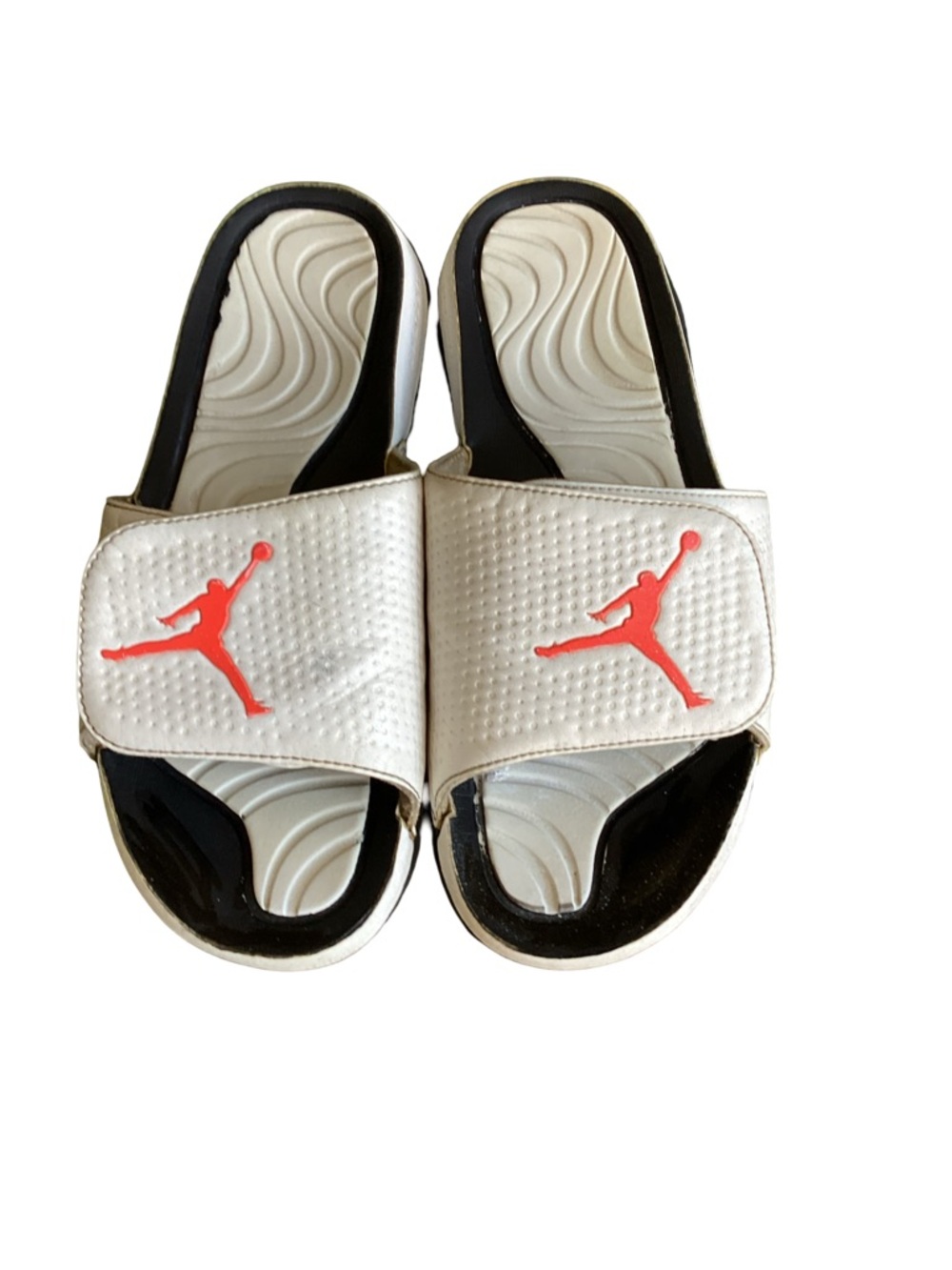 Rare🔥AIR JORDAN hydro V bulk/wht Nike slides